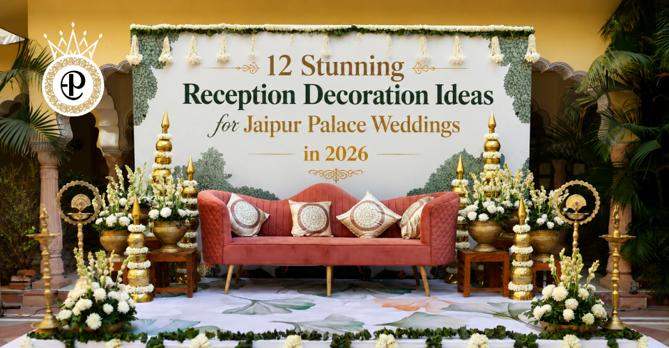 12 Stunning Reception Decoration Ideas for Jaipur Palace Weddings in 2026
